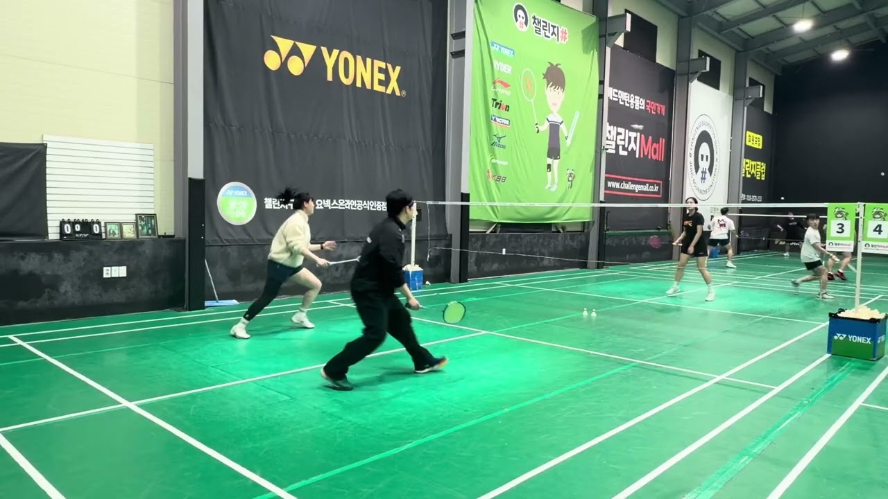 3/17 챌 혼복 현진 민서 / 코치님 지윤
