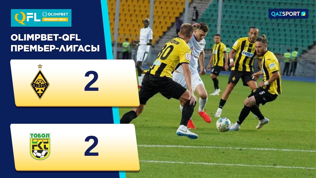 Ойынның шолуы | Қайрат – Тобыл - 2:2 | Olimpbet QFL Премьер-лигасы | XVIII тур