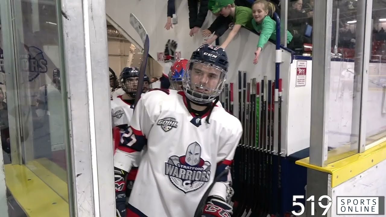 GOJHL Playoffs (Game 1) - Cambridge RedHawks vs Stratford Warriors