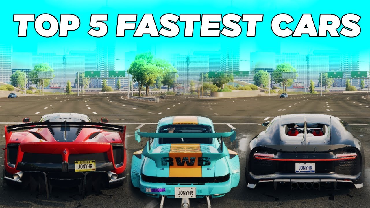 NFS Unbound - Top 5 Fastest Cars