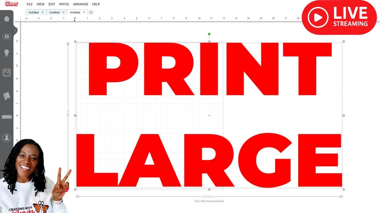 How to Print Large in Leonardo Design Studio for Sublimation Tumblers LIVE Tutorial