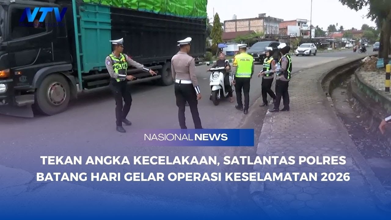 TEKAN ANGKA KECELAKAAN, SATLANTAS POLRES BATANG HARI GELAR OPERASI KESELAMATAN 2026