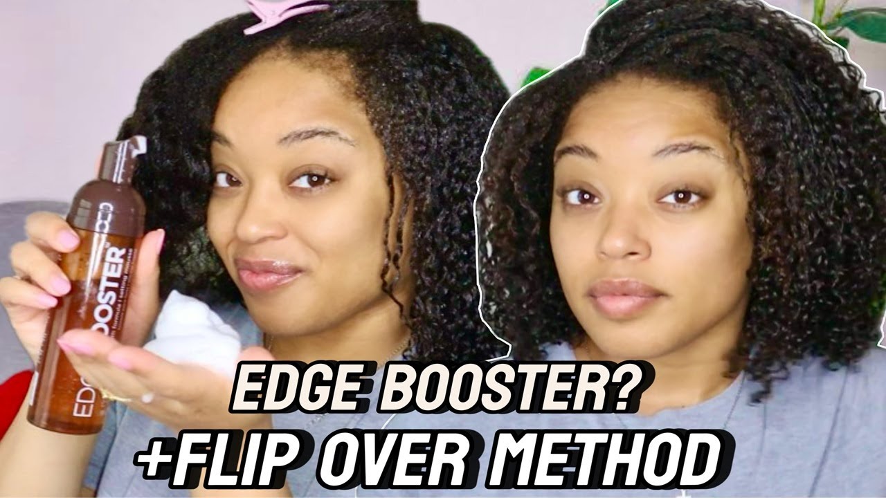 Edge Booster First Impression + Метод переворачивания Wash n Go Natural Hair