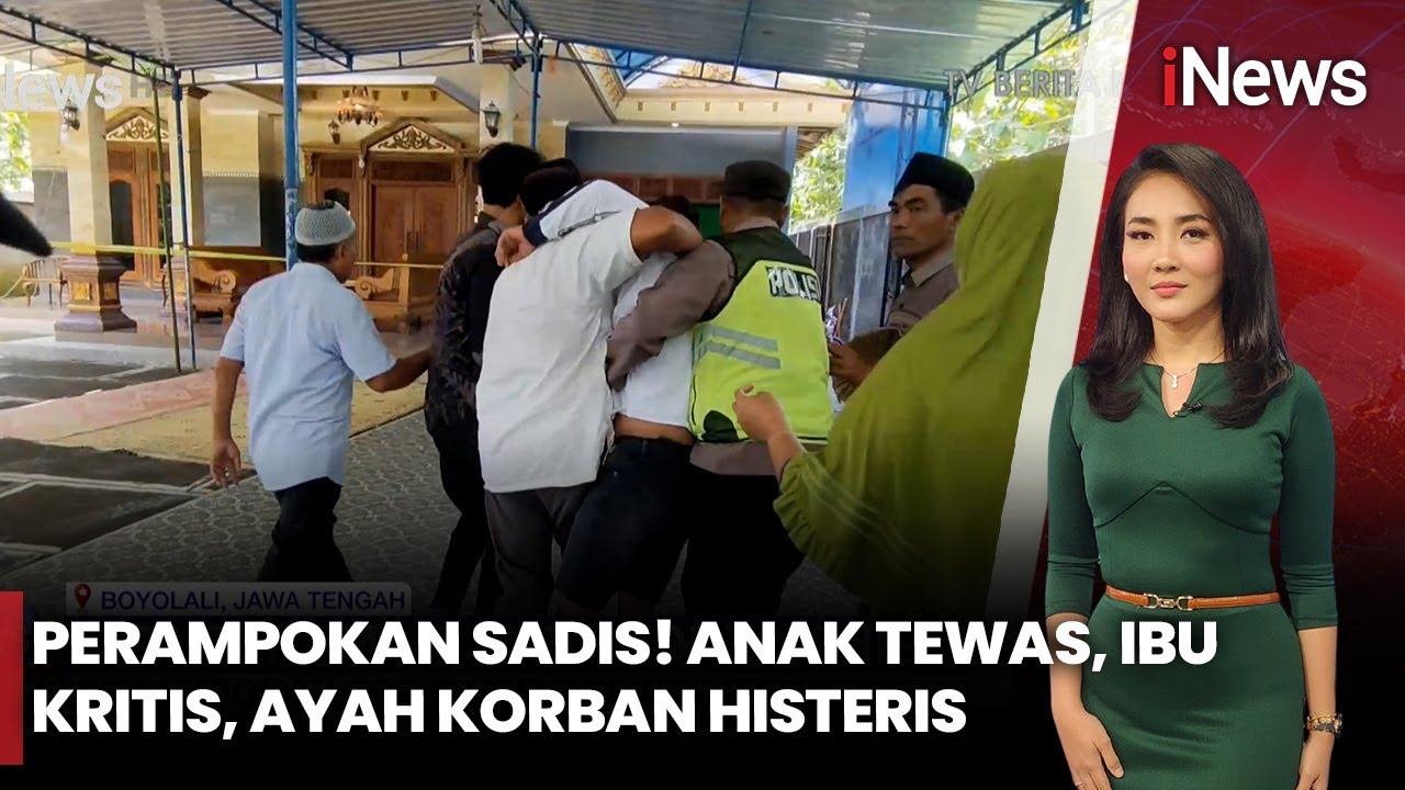 Ayah Korban Histeris Saat Tiba di Rumah, Anak Tewas dalam Aksi Perampokan | iNews Sore 30/1