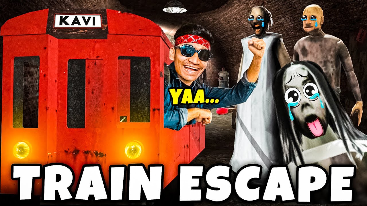 OMG!! 😱 Unexpected Granny 3 Train Escape! 🚂💀