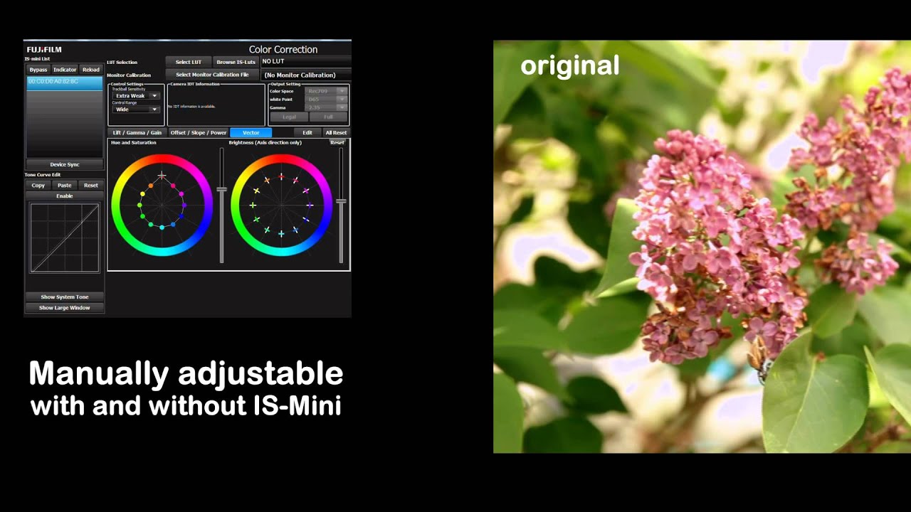 IS-Mini LUT examples | CHROMOS Industrial