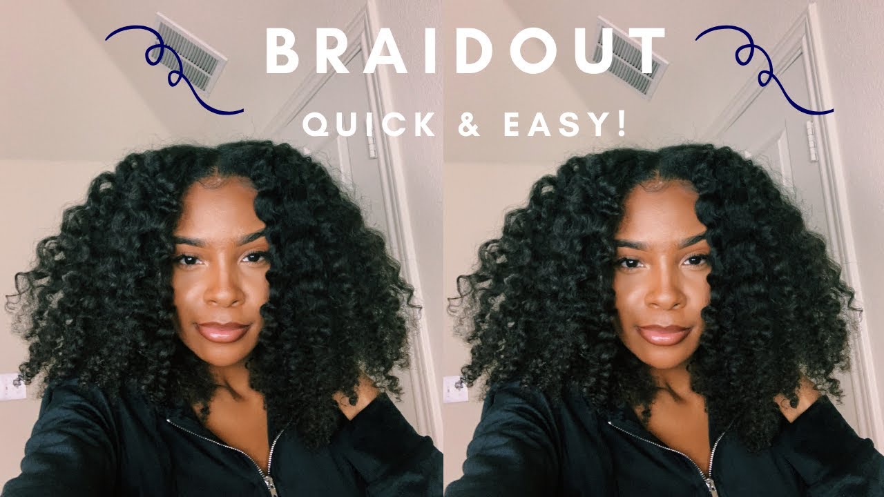 QUICK AND EASY BRAID OUT | STRETCHED AND DEFINED