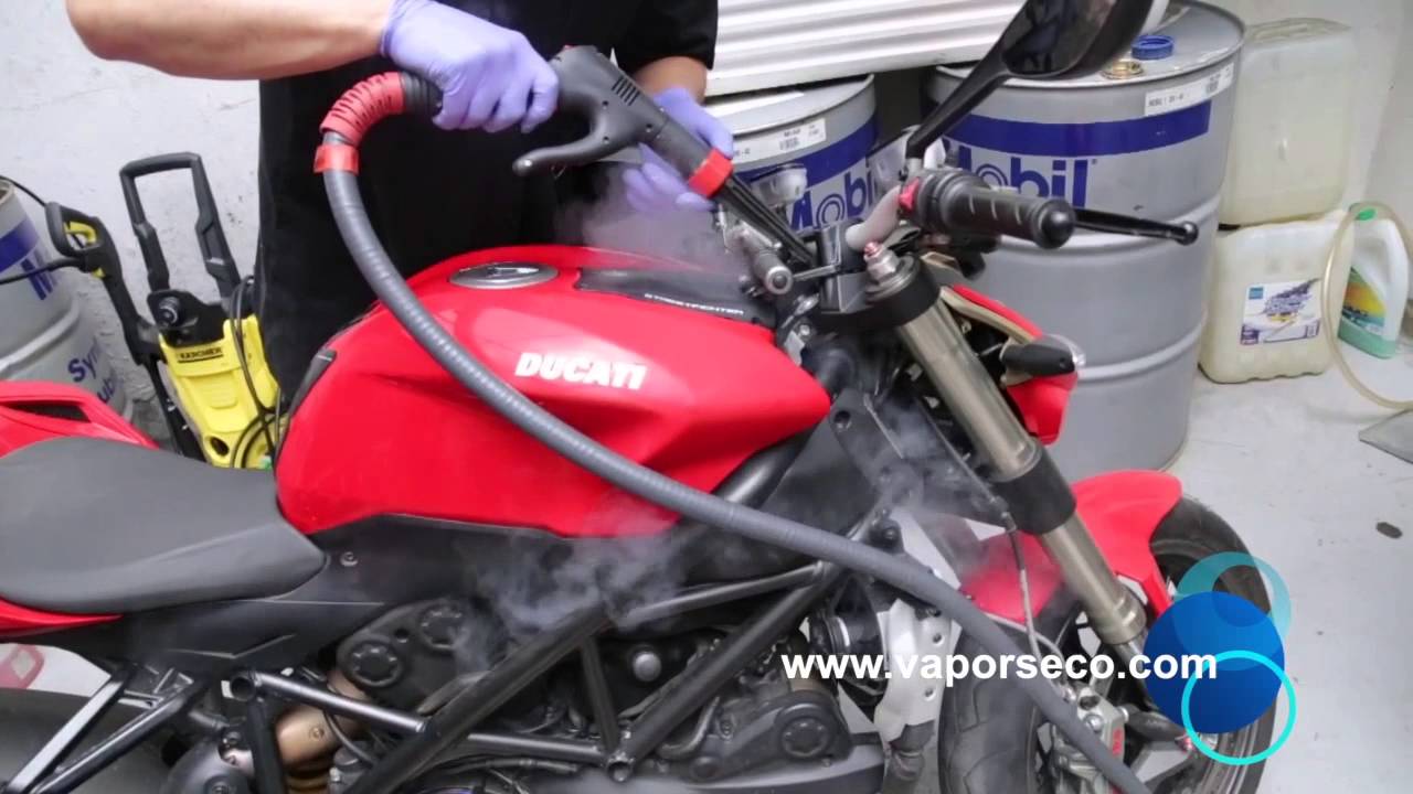 Detallado de Motos con Vapor Seco