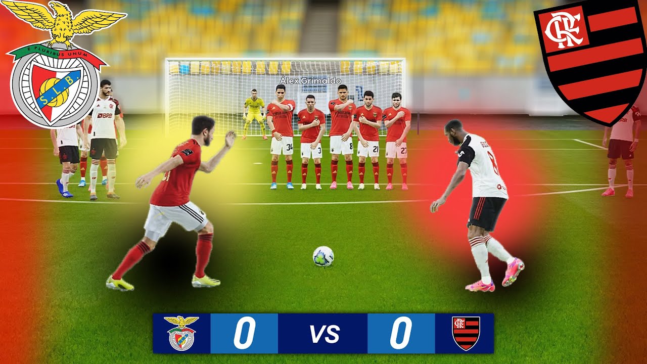 BENFICA x FLAMENGO na BATALHA de FALTAS! c/ Dedeco