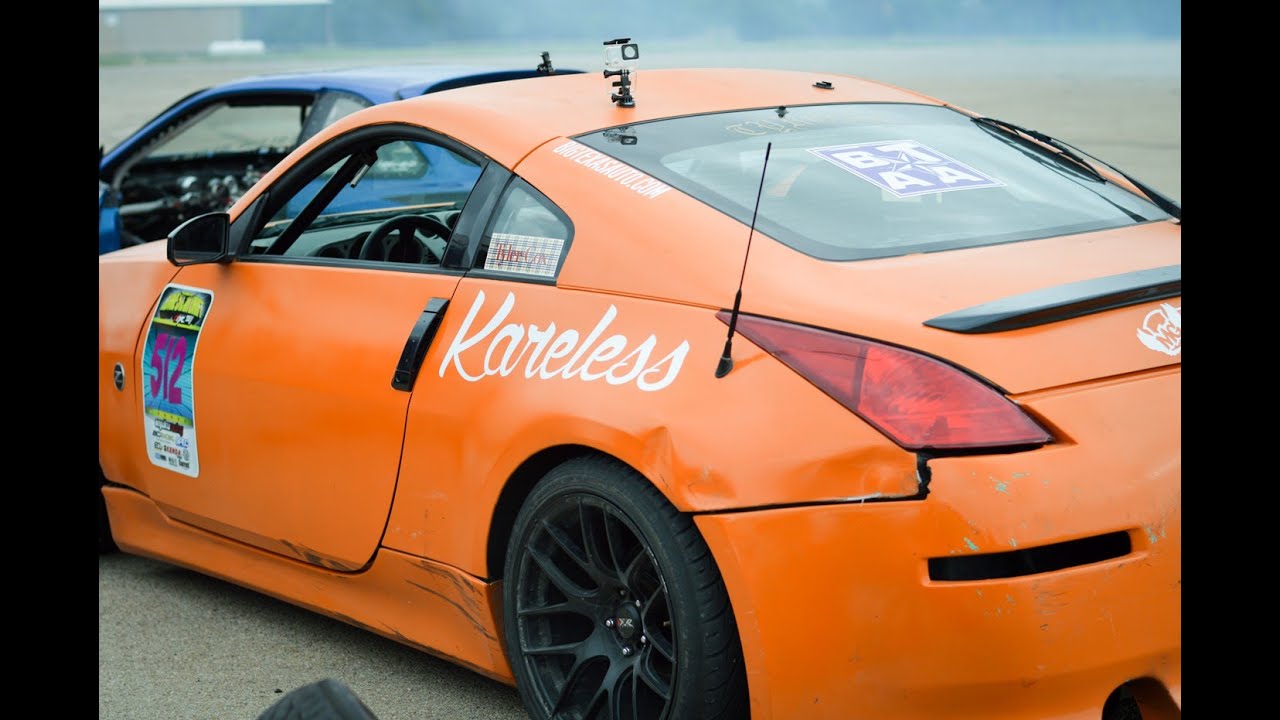 Drift Car Slip 'N Slide! Getting Kareless @ the Track!