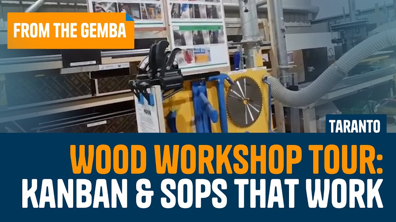 Wood Workshop Tour with Taranto | Real Kanban Cards & Visual SOPs That Actually Work
