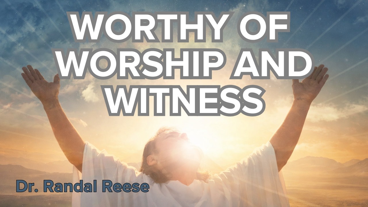 Worthy of Worship and Witness: Three Reasons Why (Psalm 8) | Dr. Randal Reese