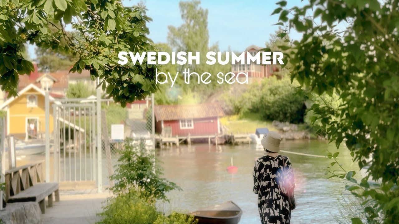 Slow Living in Sweden | Calm & Cozy Days by the Sea in Stockholm & Vaxholm | Slow Summer Days