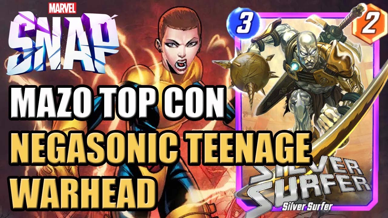 Mazo TOP con NEGASONIC TEENAGE WARHEAD | MARVEL SNAP