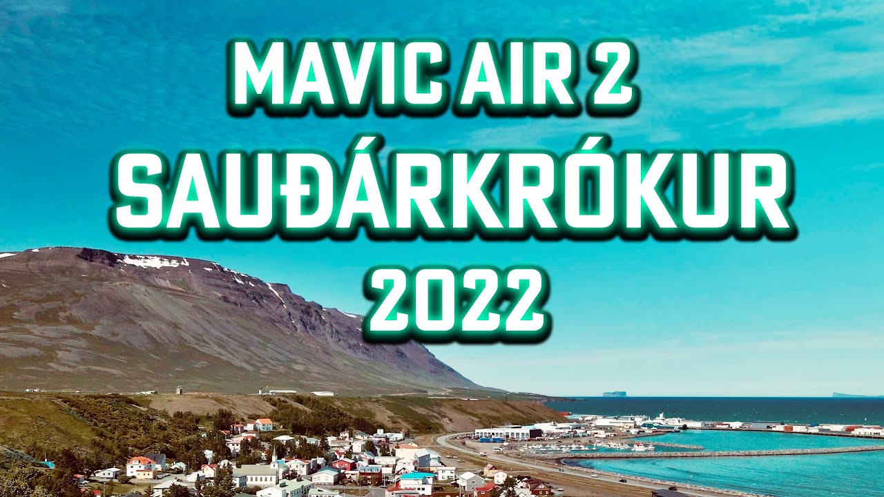 Icelandic Town Sauðárkrókur - Shot with Mavic Air 2