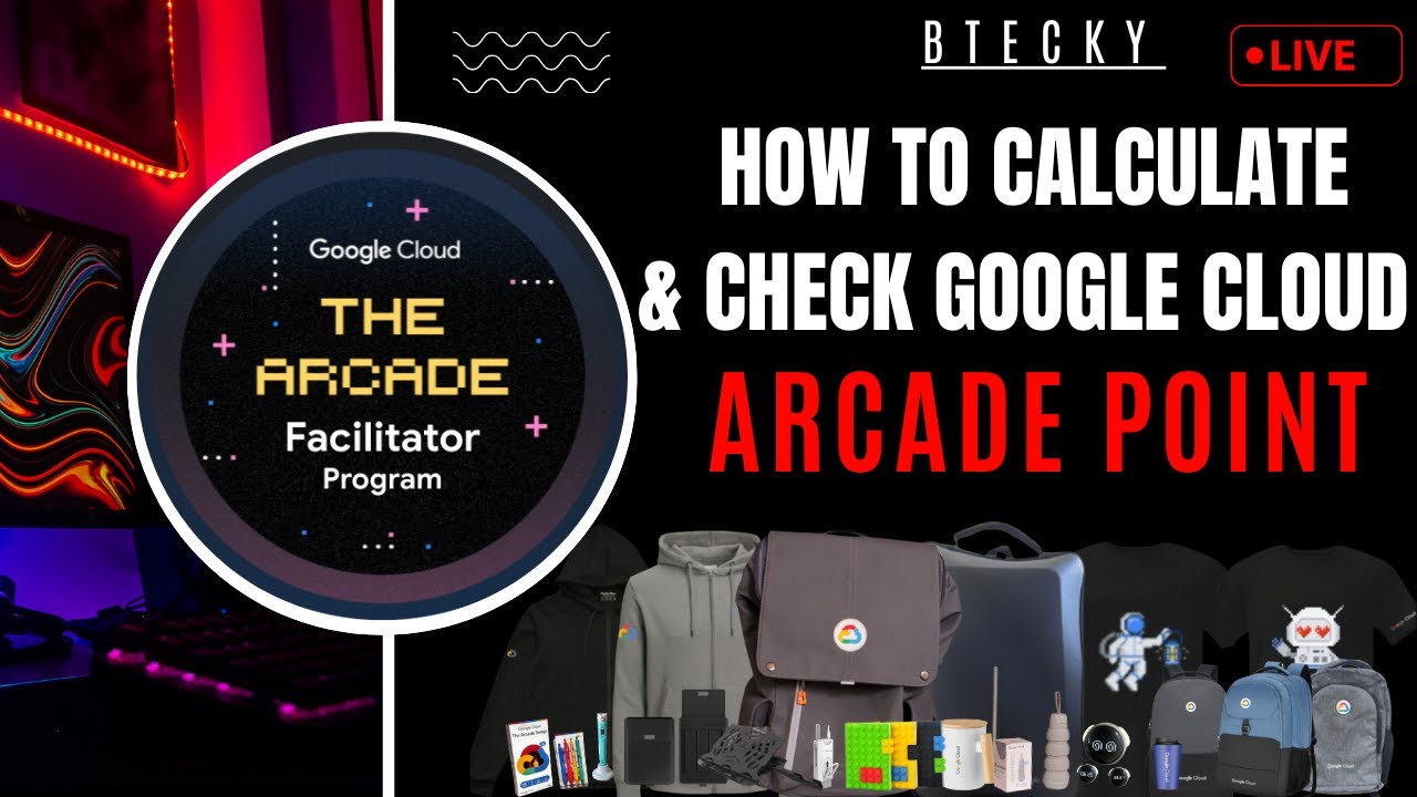 Как проверить баллы и значок Arcade || Бесплатные подарки и сувениры || Google Arcade Facilitator...