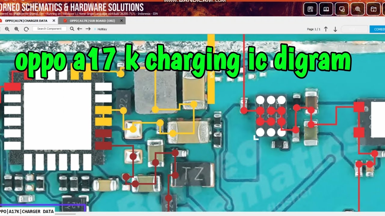 Oppo A17k Charging IC Diagram | Charging Solution | Oppo A17k Charging Ways & Jumper