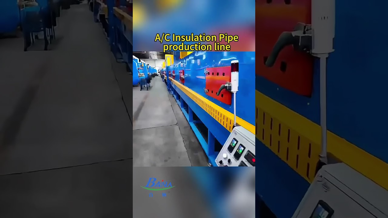 Your one-stop rubber extrusion solution! #rubber #extrusion #machine #insulation #pipe