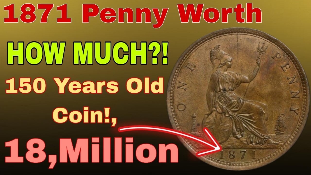 1871 One Penny Coin Value 💰 | Queen Victoria UK Penny Worth Today | Coin Study 0 20260201150111