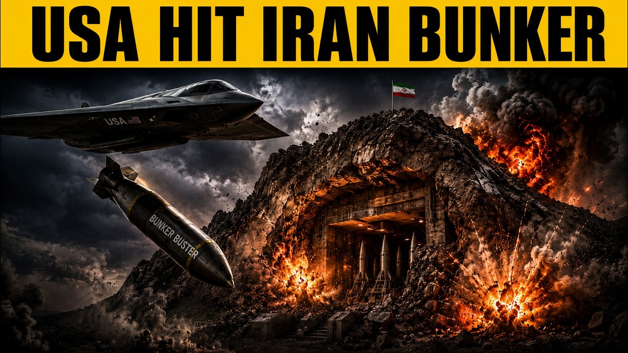U.S. Military Just Dropped A Devastating Bunker Buster Bomb on Iran