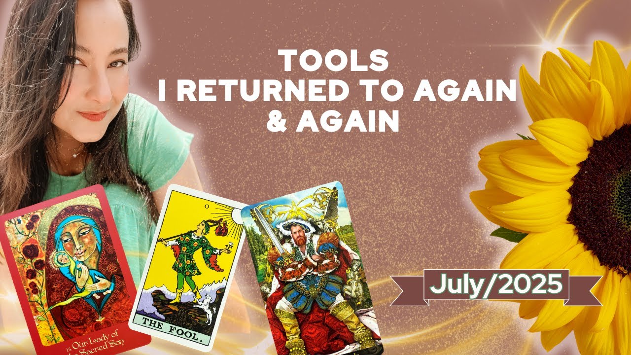Tarot and Oracle Decks I used the most in July 2025 |Reflective Tools