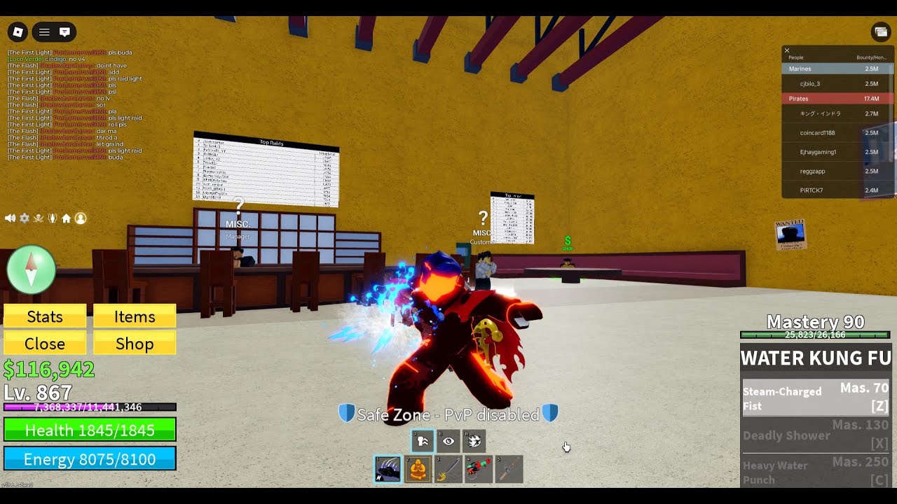 Bloxfruit i master water Ku fighting style  EP 12 #shadowbangamer #roblox #bloxfruits #onepiecegame