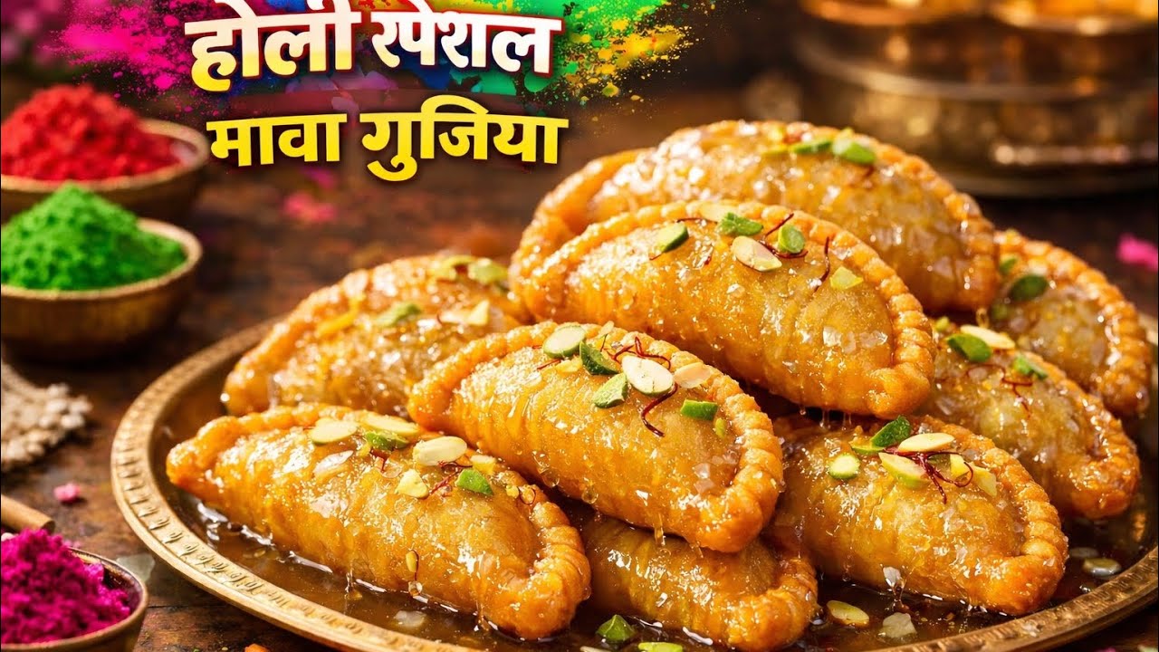 Holi Special: Halwai Jaisi Khasta Mawa Gujiya Banane Ka Sabse Asan Tarika! 🥟✨
