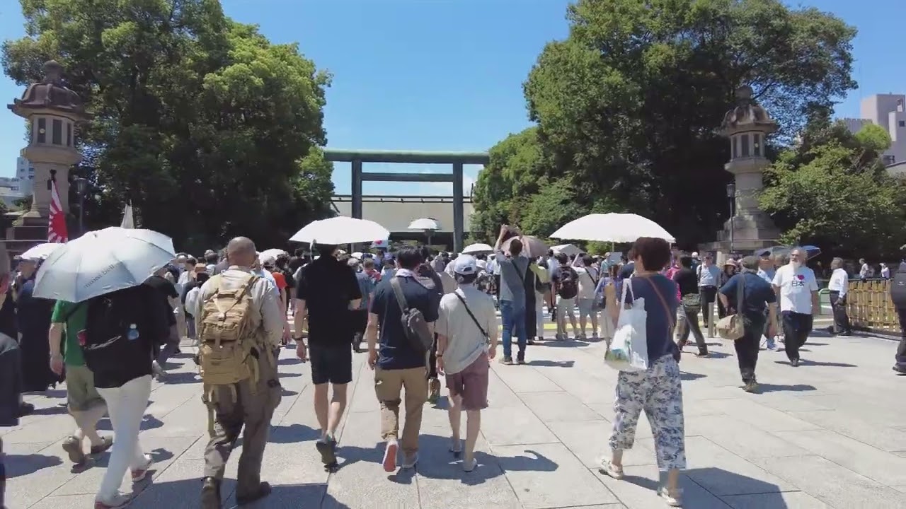 靖国参拝できず