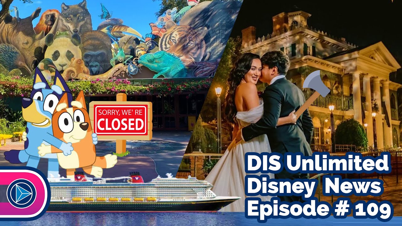 New 2027 DCL Itineraries, Animal Kingdom Affection Section Closing, Haunted Mansion Weddings, & More
