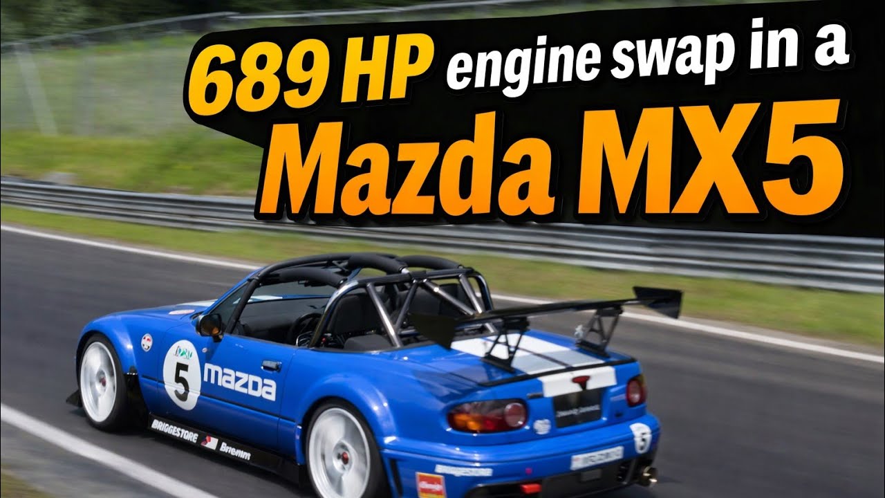 GT7 -  Mjr Kottan drives ridiculously Overpowered Cars - Episode 1 - The 787B powered MX5