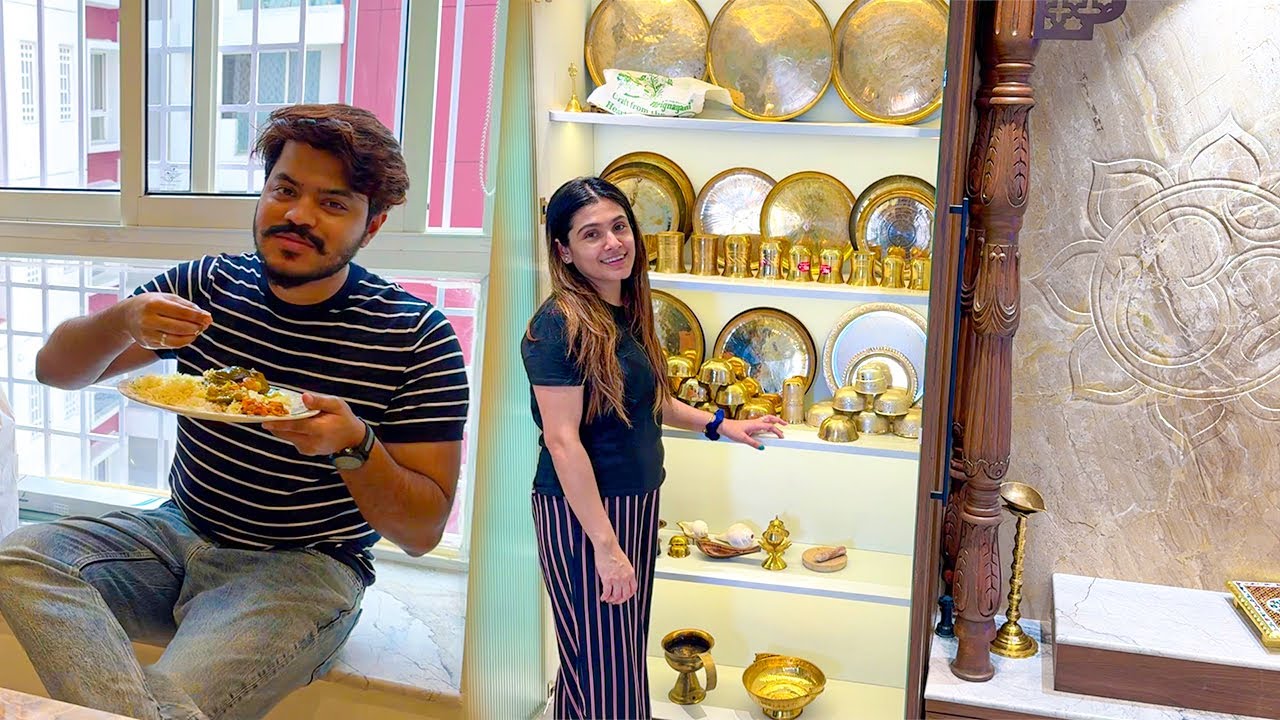 নতুন বাড়িতে প্রথম Lunch 🤩😇 সারাদিন ধরে হলো গৃহপ্রবেশের আয়োজন 😍❤️
