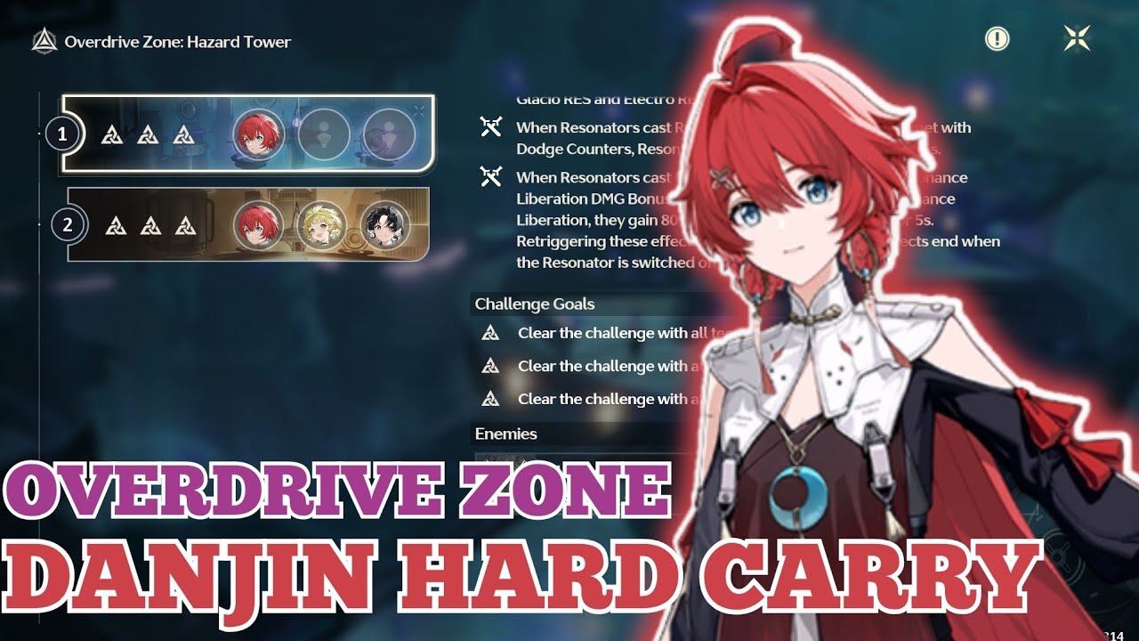 ToA Overdrive Zone Mid | Danjin Solo 1st floor | Hard Carry 2nd Floor | Wuthering Waves