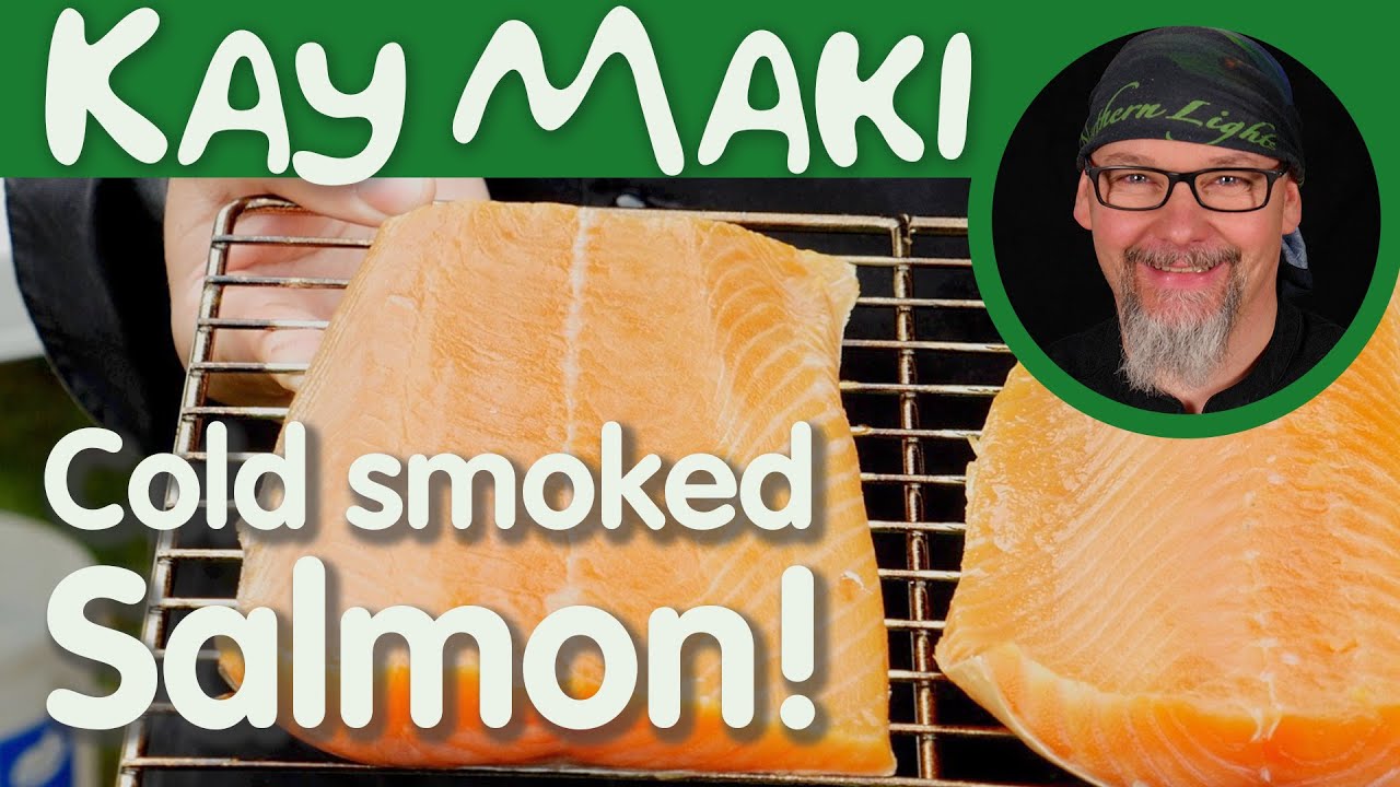Kalt geräucherte Lachsfilets für Sushi