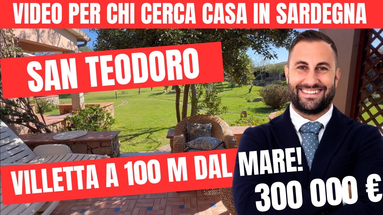 San teodoro! Villa a schiera in vendita al villaggio Isuledda!!! A 100 metri dal mare 300 000€