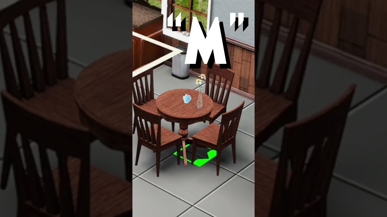 Sims 3 Building Tip! A Better Way to Slot a Surface To an Object! #sims3 #sims3build #Sims3BuildTip