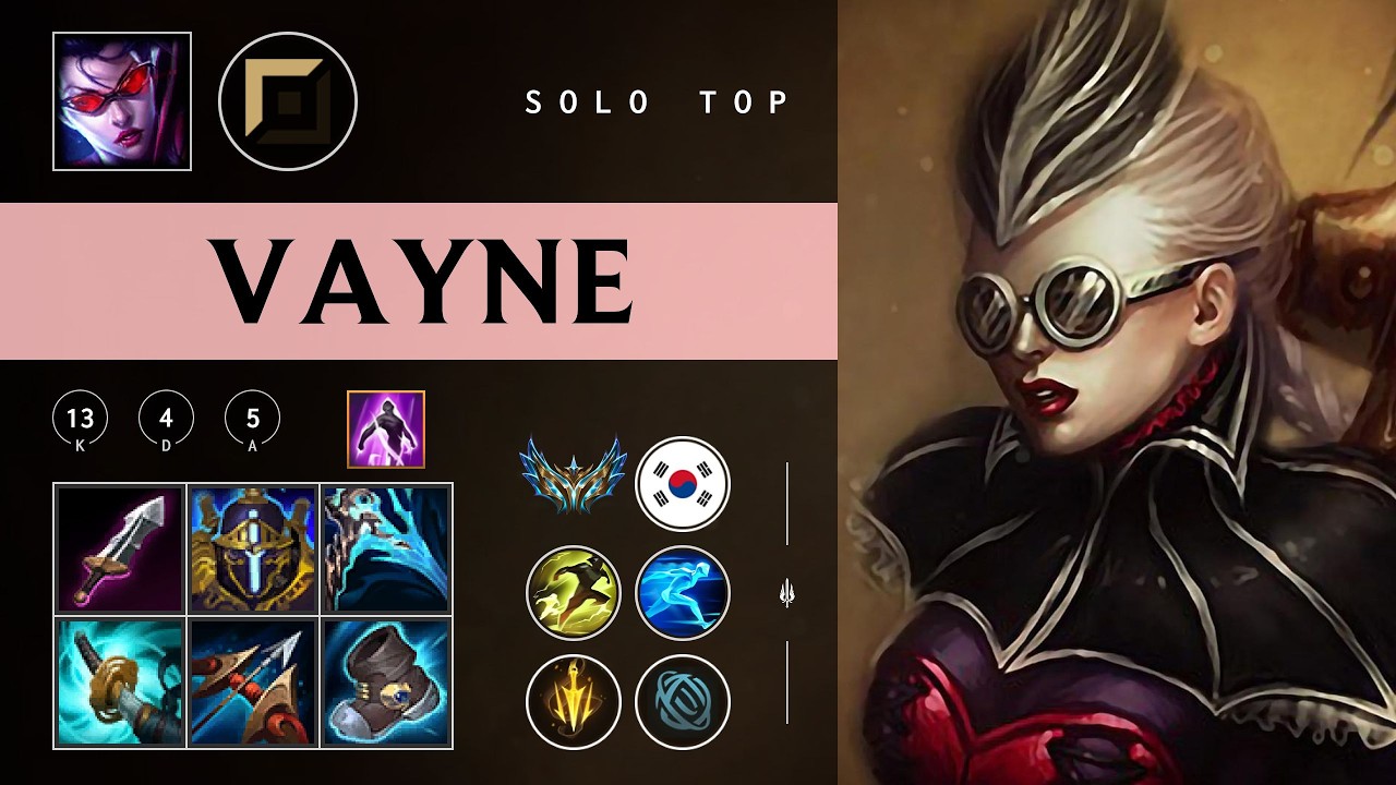 Vayne Top vs K'Sante - KR Challenger Patch 26.04