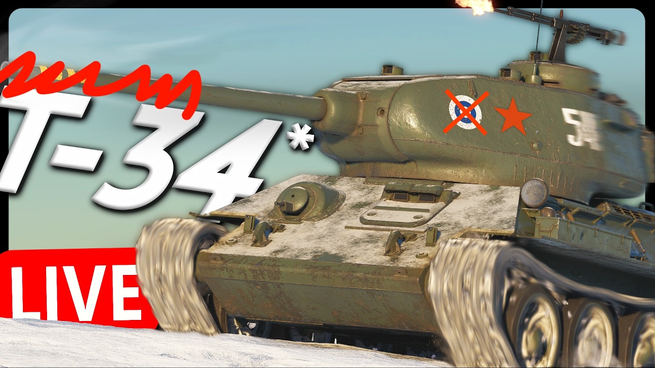 🔴 Continuing to Spade ALL T-34s in War Thunder (and other stuff too) (Propagandium)