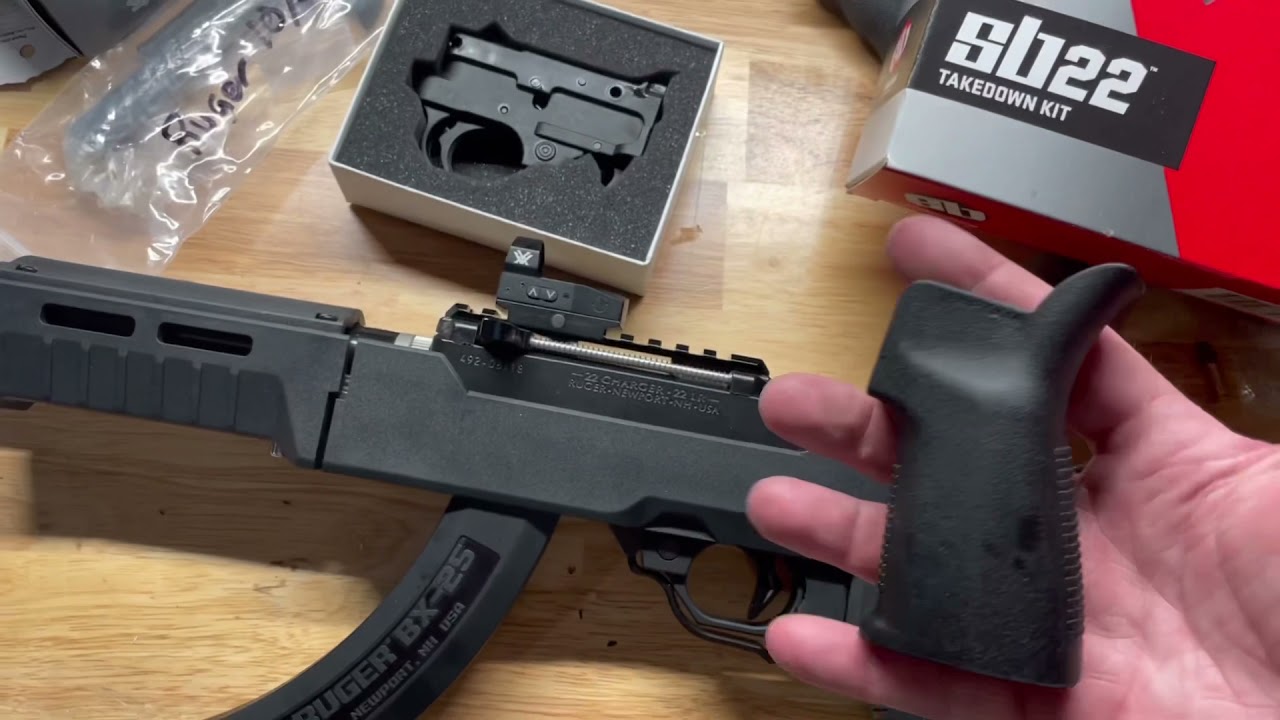 Ruger 10/22 takedown build on SB22 Chassis