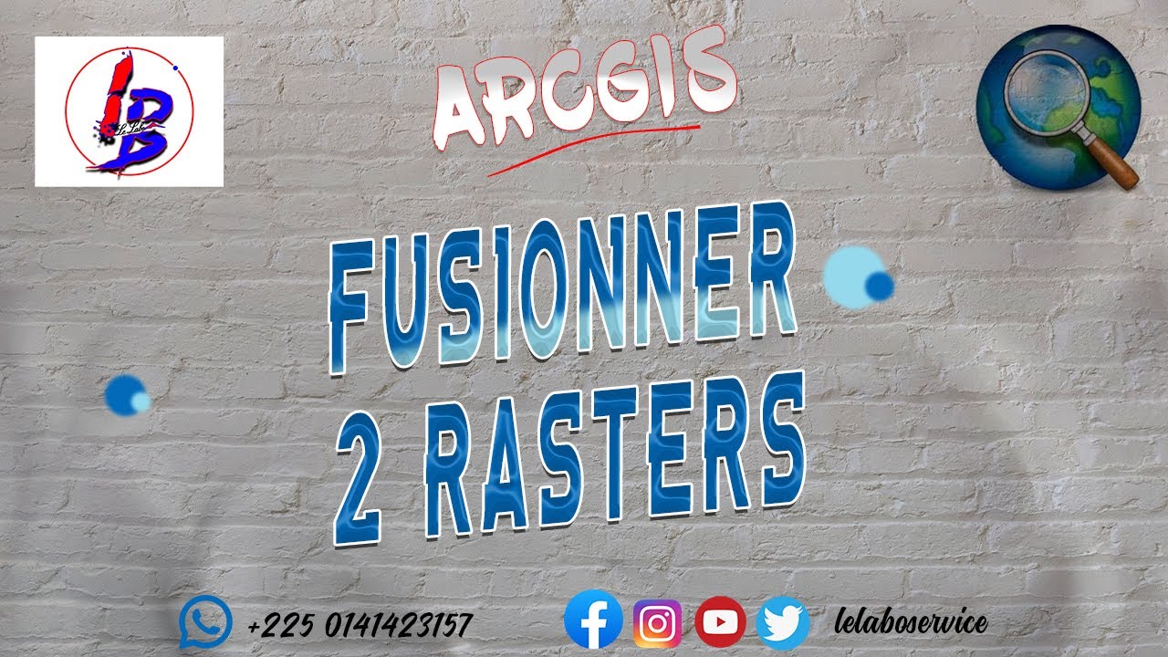 ArcGis Comment Fusionner des Rasters