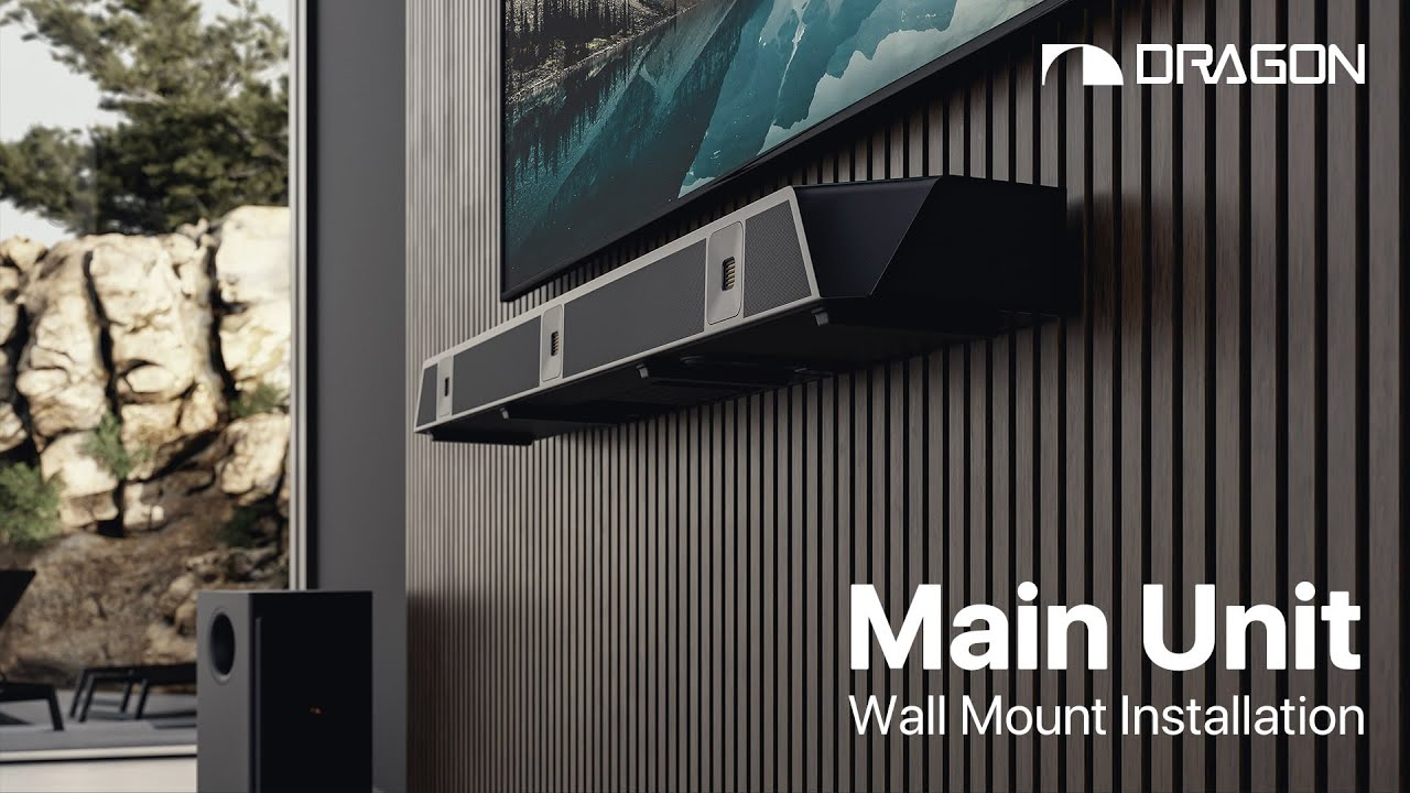 Nakamichi DRAGON Main Unit Wall Mount Unboxing and Installation (Shockwafe Wireless Compatible)