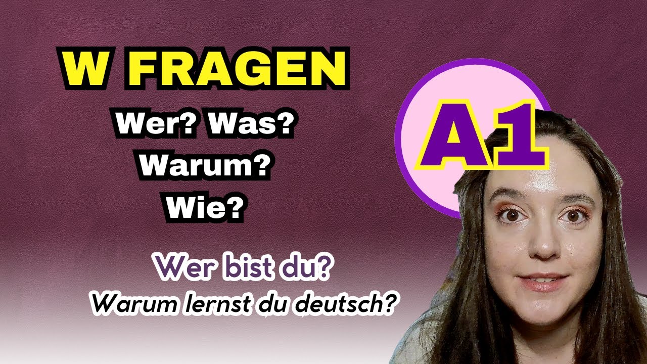 Cómo hacer preguntas en alemán | W-Fragen explicadas fácil para principiantes (A1-A2)
