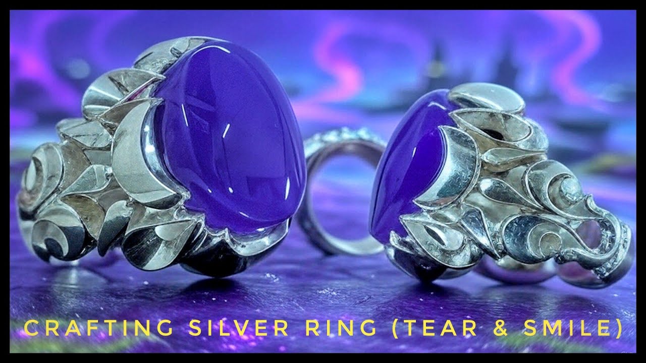 Handcrafted Persian Ring - 'Tear and Smile' | Traditional Iranian Jewelry Making