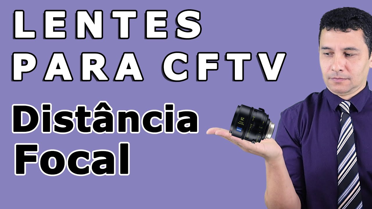 Lente para câmera de segurança:  O que é distância focal