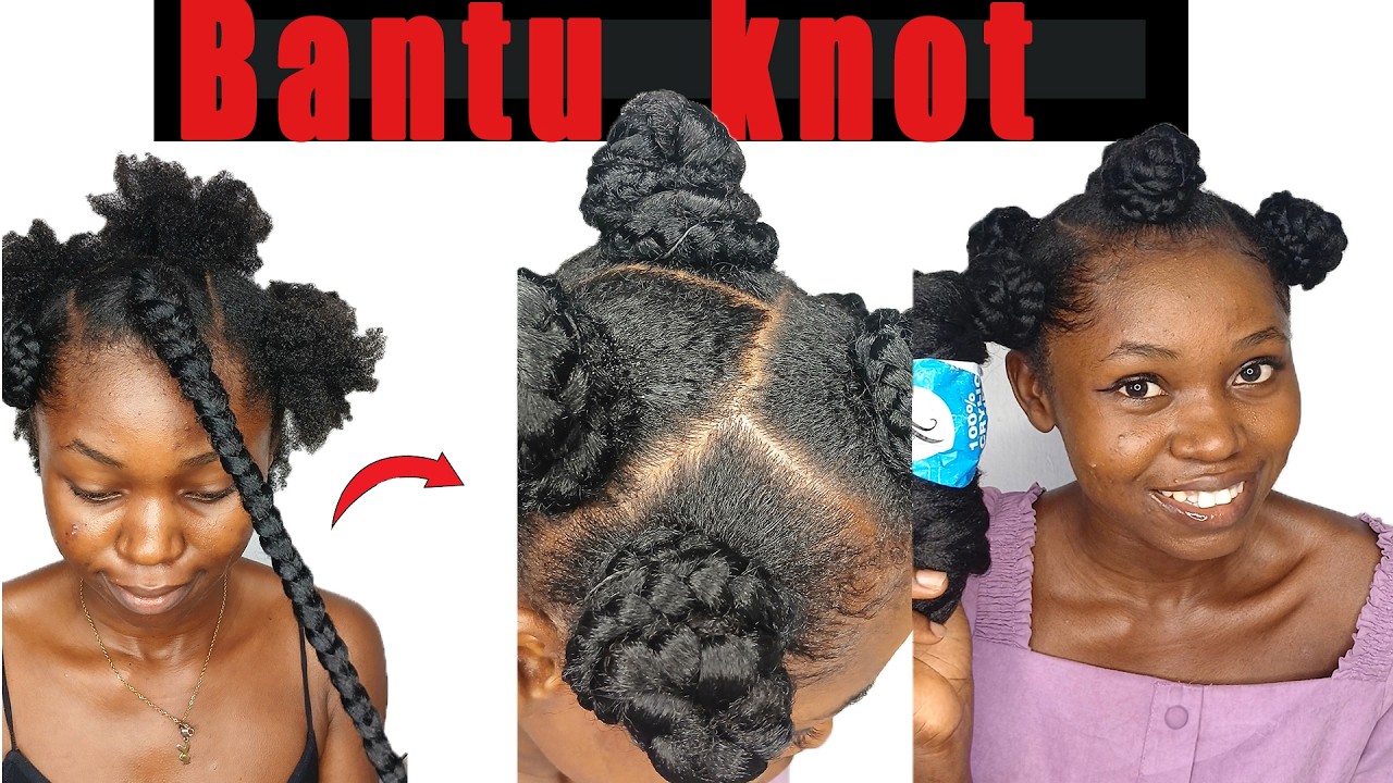 Bantu Knot with Brazilian Wool And attachment 😱🤭| Perfect Combo😍