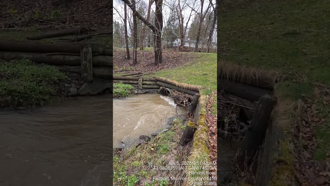 4/5/2026 Easter Sunday Culvert Debris and Downstream Damage
