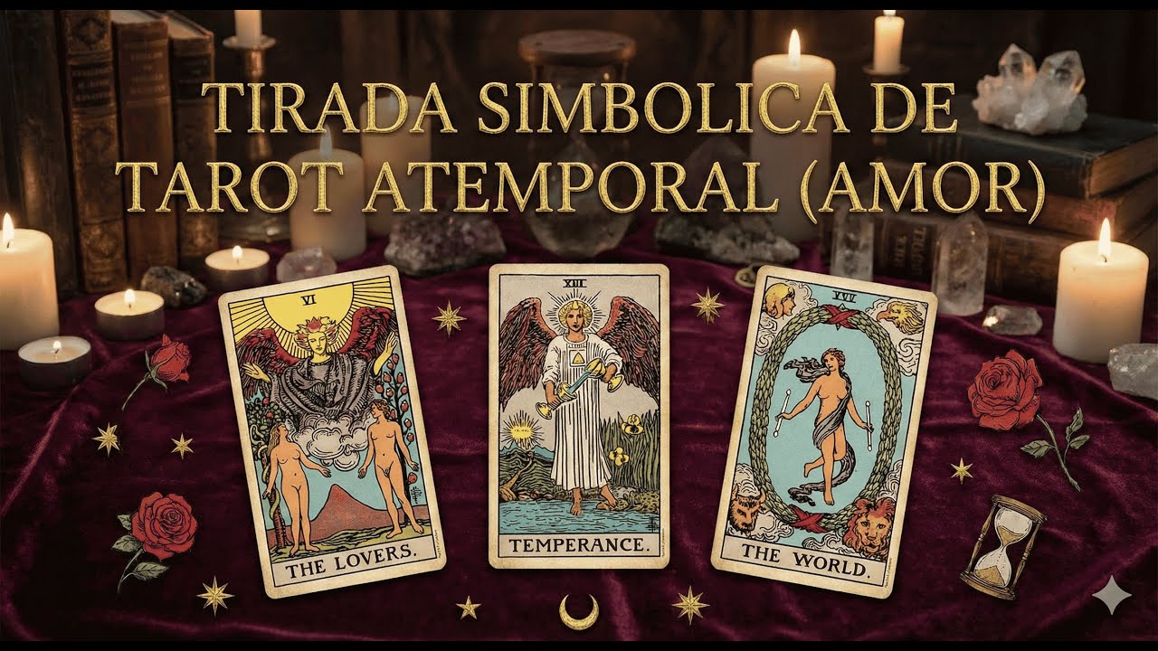 TIRADA SIMBOLICA DE TAROT ATEMPORAL (AMOR)