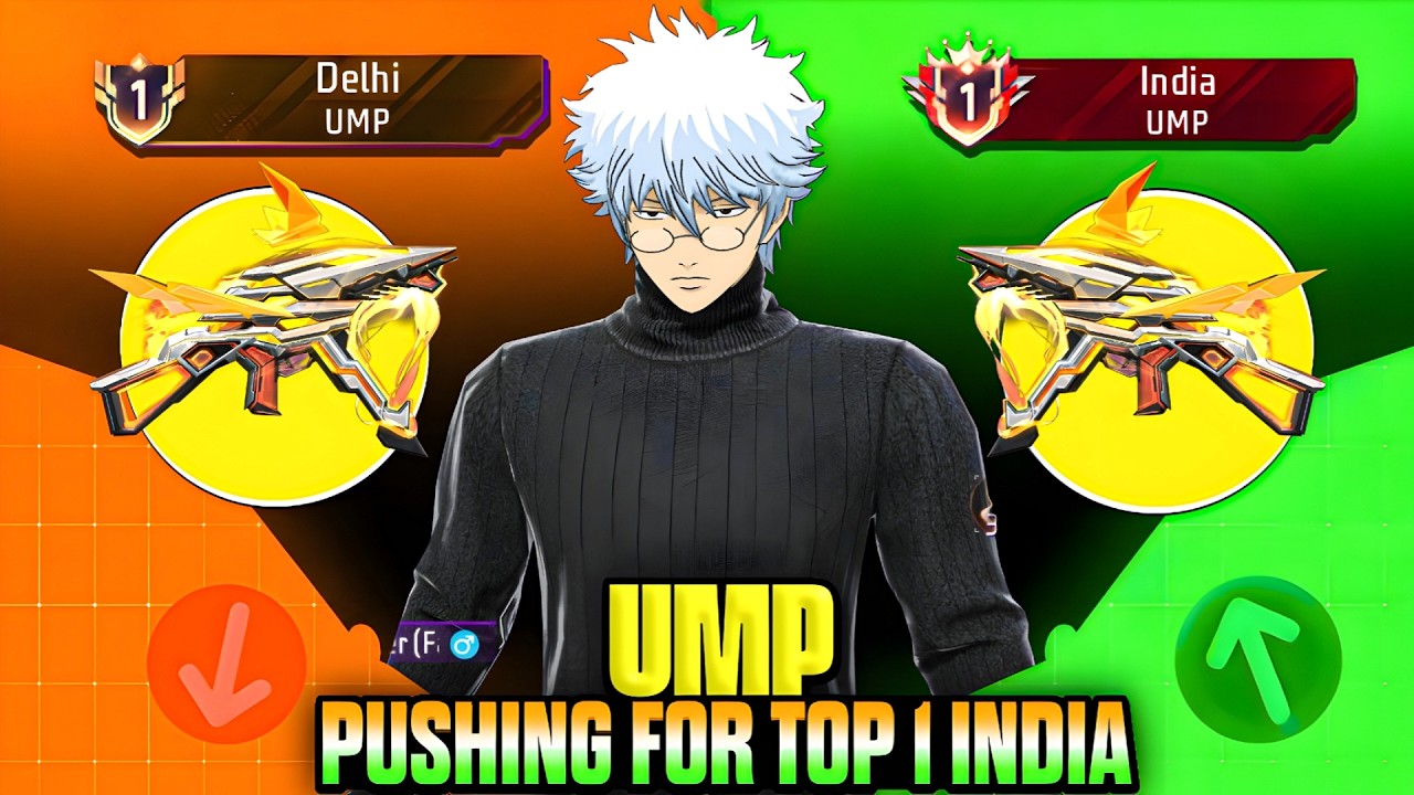 Pushing Top 1 Title In Ump | Free Fire Solo Rank Pushing With Tips And Tricks | Ep-1