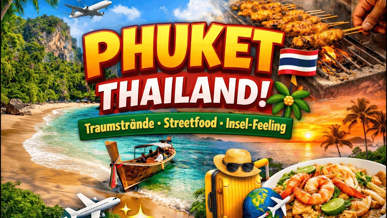 PHUKET THAILAND 🇹🇭🌴 | Traumstrände, Streetfood & echtes Insel-Feeling ✈️✨