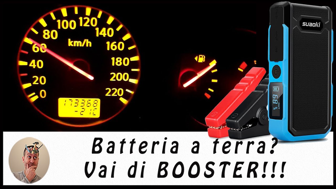 Batteria a terra? Ripartiamo subito utilizzando un booster!!!