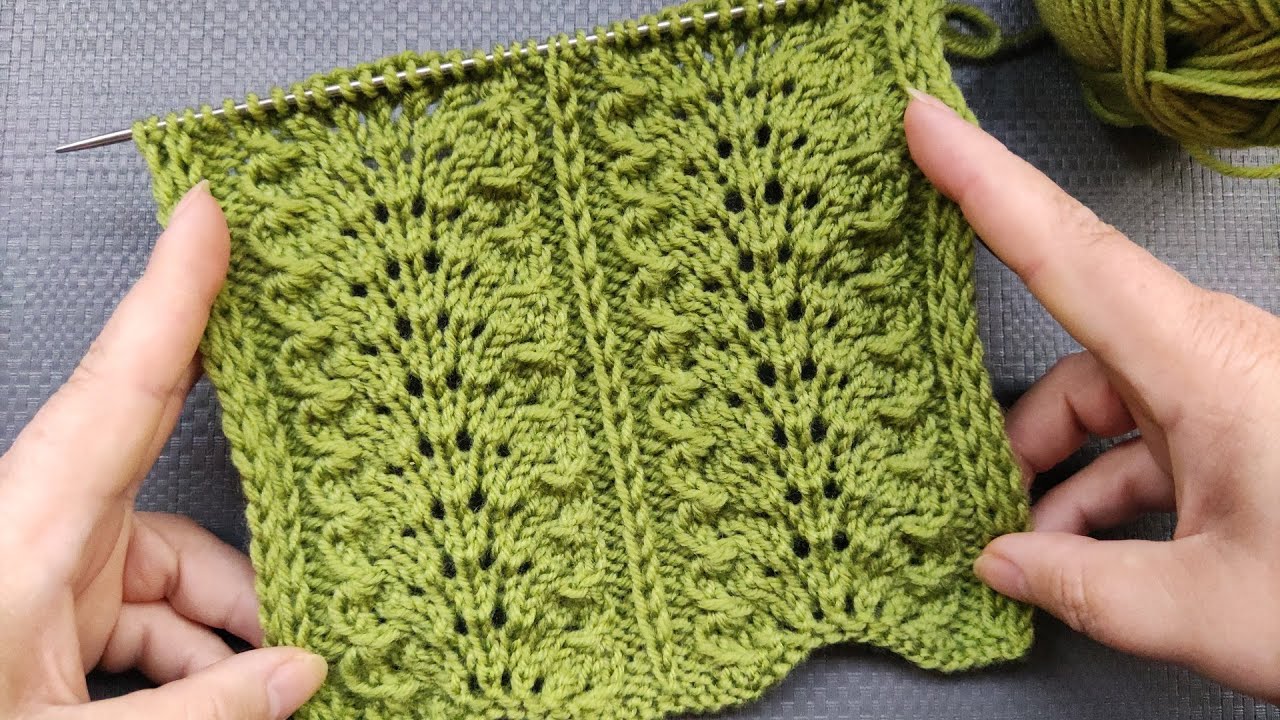 Fancy Stitch Knitting Pattern | Fantasiemuster stricken | Punto fantasia ai ferri | Punto fantas&iacute;a
